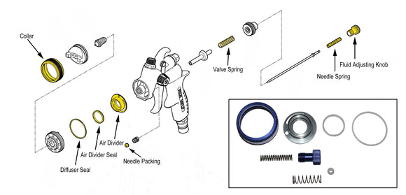 Fuji T70 Turbine Gun Parts