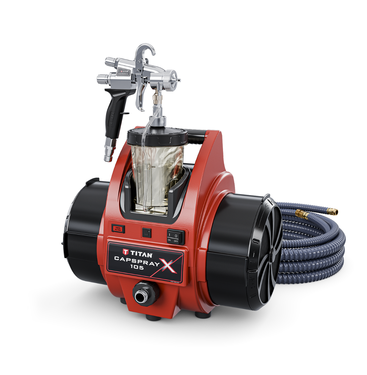 HVLP Titan Capspray and Fuji Turbine Sprayers at Gleem Paint