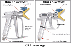 ASM Airless Spray Gun # 300, with 517 tip